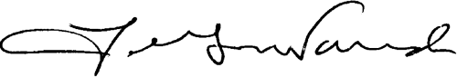 Lawrence G. Wasden signature